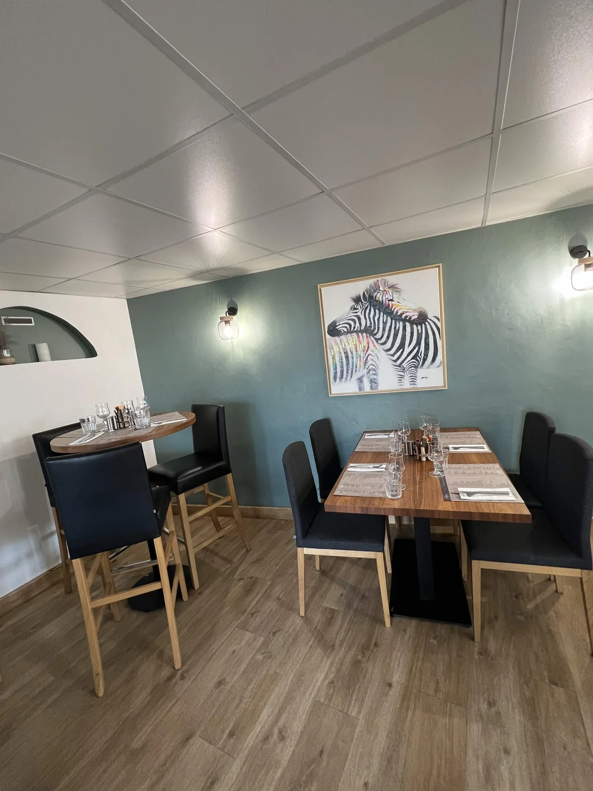 Intérieur du restaurant Le Calypso